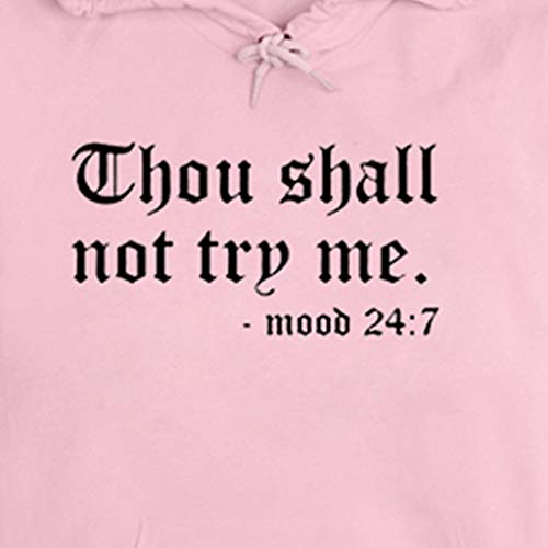 Aunimeifly Women Casual Hoodied Letter Print Sweatshirt Long Sleeve T-Shirt Tops Ladies Autumn Pullover Pink - Thumbnail 2