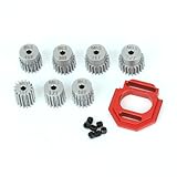 RCAWD 40CrMo Pinion Gear 16T 17T 18T 19T 20T 21T 22T, 50% Strength Upgrade, Motor Gear for Losi NASCAR & ARRMA Typhon Granite Mojave Grom