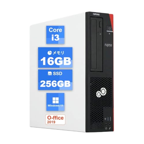 ????????????????ESPRIMO D588 ?8?????PC Core i3-8100?O-ffice2019?Windows11???????WiFi?Bluetooth???????180???? (???16GB+SSD256GB)