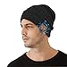 BLUEHRESY Bluetooth Beanie Hat Wireless Music Hat Knit Cap with Speakers & Mic for Men Women (Black)