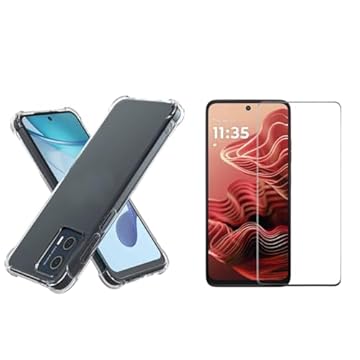 BLANCE, Capa Anti-Impacto + Película 3D Premium Para Moto G35