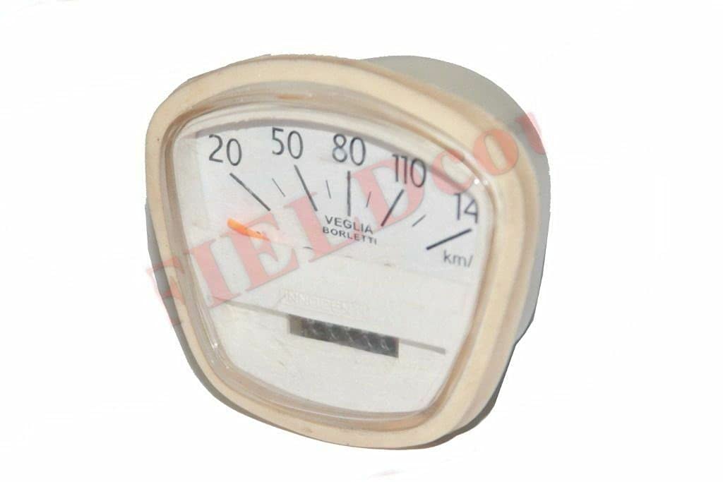 AEspares Lambretta White Face Speedometer 140kph Veglia Borletti Speedo SX TV Special