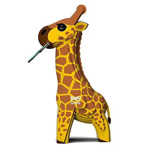 Eugy 009 Giraffe Eco-Friendly 3D Paper Puzzle [New Seal] #TOP2