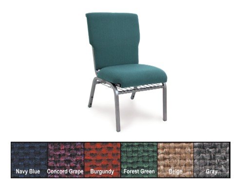 McCourt 18 in. Auditorium Stacking Chair (Burgundy)