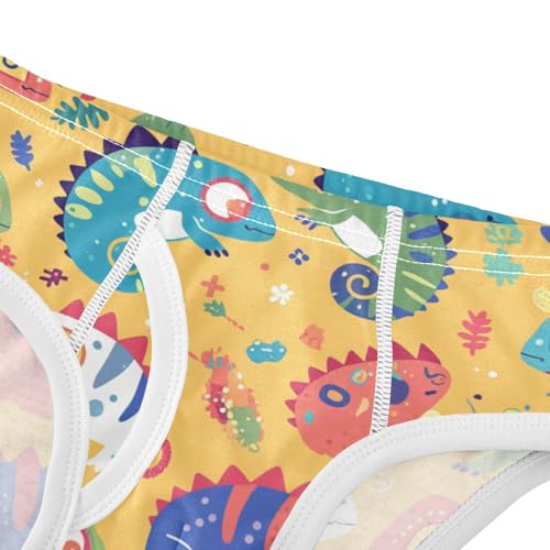 Chameleon Cute Cartoon Kids Colorful Boys Toddler Soft Underwear Briefs Cute Undies4