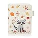 Produktbild Shagwear ® Portemonnaie Geldbörse Damen Geldbeutel Mädchen Bifold Mehrfarbig Portmonee Designs: (Waschbär/Raccoon)