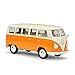 SRJCWB Modello automobilene Modellino Auto in Scala 1:18 per Volkswagen Van Retro Print T1 Simulazione in Lega Giocattolo Auto Decorazione Statica Macchina per pressofusione (Colore : Arancia)