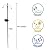 Clever Garden 3-Hook Outdoor Bird Feeding Station, Metal Multi Feeder Kit Stand for Attracting Wild Birds and Hanging Planters