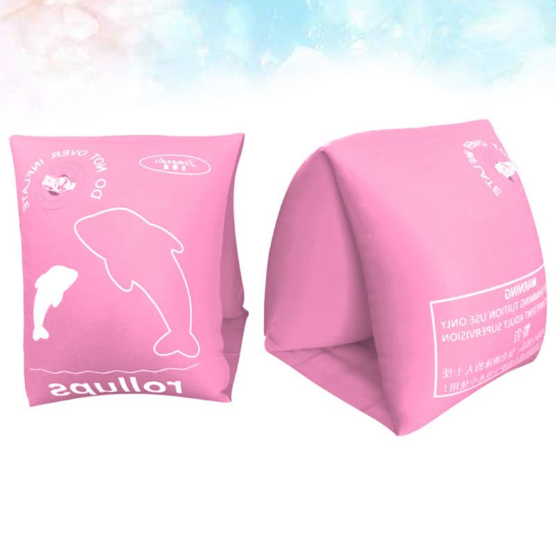POPETPOP Inflatable Swimming Arm Floating Band Safety Sleeves for Kids Children Students Size L Comfortable Swim Aid Learn-to-Swim Accessory - Image 2