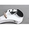 Full Size 4/4 Electric Violin Solid wood 5 String White Violin Ebony fittings Passive pickup (5 String)