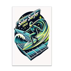 Retro Solar Tech Surf Culture ̵...