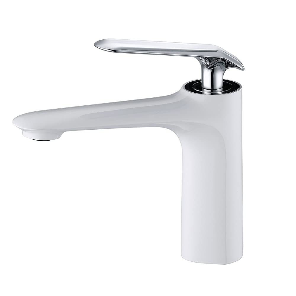 Robinet de lavabo de salle de bain mitigeur eau chaude froide or noir 360
