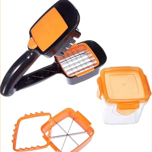 Cortador Compacto de Legumes, Verduras e Frutas Fatiador Multiuso 5 em 1