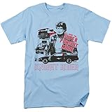 Knight Rider Super Pursuit Mode Unisex Adult T-Shirt, Light Blue, X-Large
