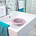 Pink Sewer Plug Floor Drain Cover,Pumps and Plumbing Equipment，Home Kitchen Sink Sewer Round Filter Basket Floor Drain Stopper Strainer Tool Kitchen Sink Accessories