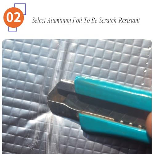 Isolation tuyaux et caravane avec ce coton alu isolant 10mm - 7