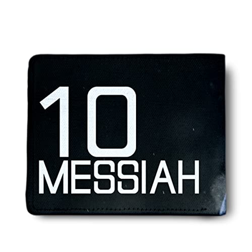 Lionel Messi Artwork Printed Pu Leather Wallet for Men's/Boy's, Lio Messi Black-10, 11.5 X 2 X 9.5 Cm, Casual2