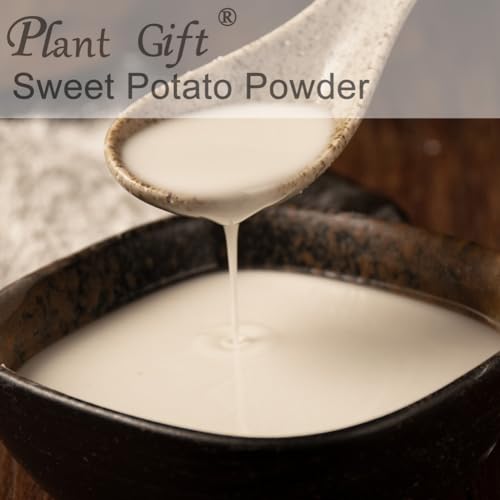 100% Natural Pure Sweet Potato Powder 100g/3.52oz 红薯粉 Süßkartoffelstärke gekocht für Stärke Verdickungsmittel für Saucen, Suppe, & Gravy, frei von Konservierungsmitteln