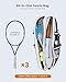 Sucipi Tennis Bag for Women & Men, 3-6 Rackets Tennis Racket Bag with Shoe Compartment & Insulated Pocket, Water-Resistant Gym Bag, Perfect Tennis Accessories for Court Training & Daily Use