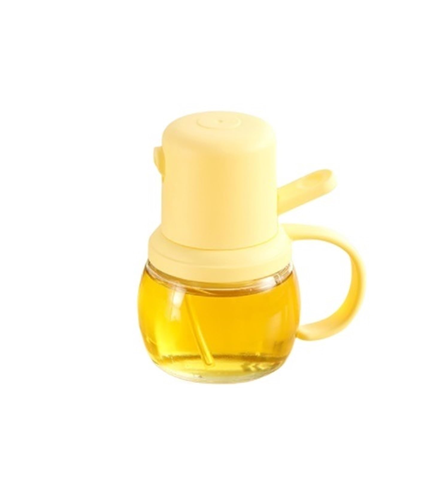 Ölsprüher Für Speiseöl Ölsprüher, Nachfüllbare Olivenöl-Sprühflasche Aus Glas For Luftfritteuse, Salat, Backen, Grillen Grillen Küche(Yellow)