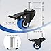 Caster Wheels Heavy Duty 2 Inch Stem Caster 1/2