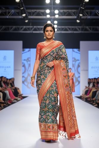 Image of SATIKA VASTRAM Tussar Silk Saree Solid Design Pure Soft Thread Weaving Contrast Border And Rich Pallu With Blouse Piece