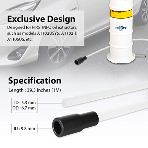 FIRSTINFO Tubo in Nylon da 5,3 x 6,7 mm Dia. Tubo