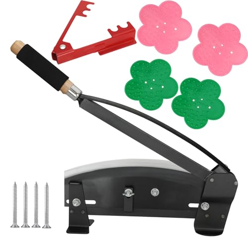 Znnam Flower Stem Cutter 14 in carbon Steel Blade Fresh Flower Stem Cutters with Safety Latch for Florists Gardening Flower Arrangements Include:Screws 4 Thorn Stripper 1 and Thorn Silicones4