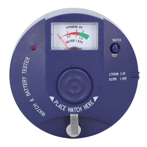 Testeur pile montre bouton 1.5V 3V et analyseur mécanisme montre quartz