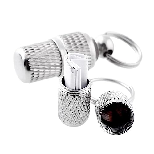 Gatuida 2pcs Id Barrel Tube Tags for Cats and Dogs Lightweight Easy Attach Design for Secure Identification