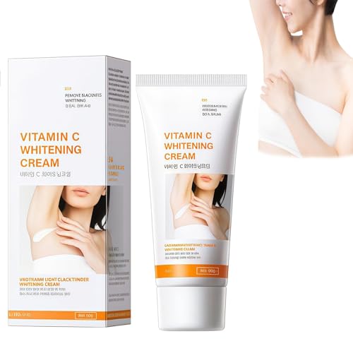 Blanqueador de axilas, crema blanqueadora partes intimas, Crema Blanqueadora Corporal para Axilas, Codos, Rodillas y Zonas, Aclara Manchas Oscuras, Textura Ligera de Rápida Absorción, 60g