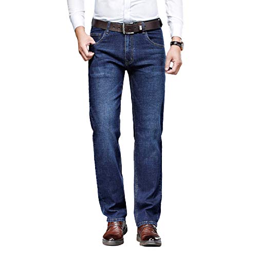 Hombre Authentics Classic Regular-Fit Jean Otoño/Invierno Tallas Grandes Business High-Rise-Leg...