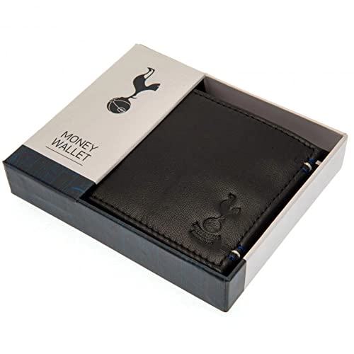 Totttenham Hotspur Fc Black Leather Executive Leather Stitched Wallet In Gift Box - Image 4