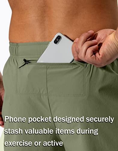 Image of Pudolla Men's Workout Athletic Pants Elastic Waist Jogging Running Pants for Men with Zipper Pockets