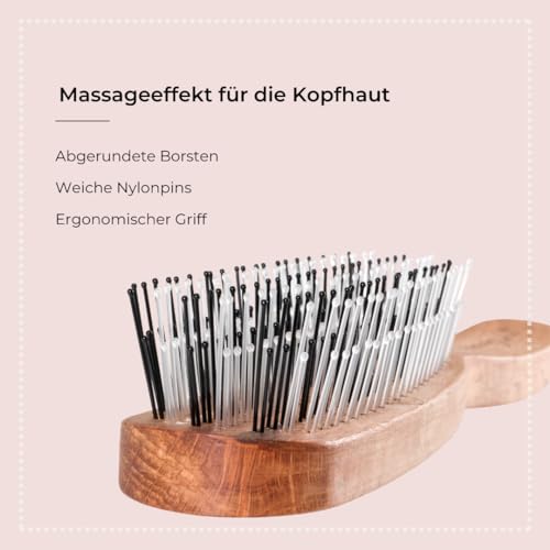 Brosse démêlante à 6 rangées Hercules Sägemann pour votre routine beauté - 3