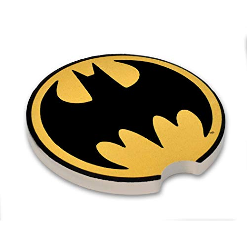 SuperHeroStuff Batman 813431 Batman Symbol Absorbent Car Coasters