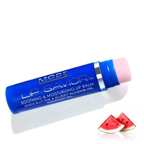 MODE Lip Savior - Bálsamo labial con sabor a sandía, suavizante, hidratante, acondicionador, cuidado natural de la piel, aceite de almendras dulces,