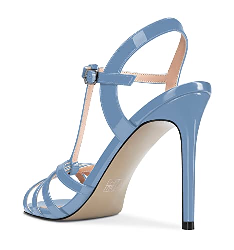 Aachcol Donna T-strap Sandali Spillo Alto High