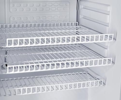 METRO Professional Frigorifero GSC4240 con porta in vetro, 237 L, bianco, 110 W, 220-240 V, con illuminazione a LED, 6 ripiani regolabili, serratura (Bianco) - 6
