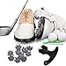 Bloepum Golf Spikes Set Includes 30 Pcs Golf Cleats Replacement Golf Cleats Spanner Metal Thread Screw 6 mm Dia Golf Spike Too