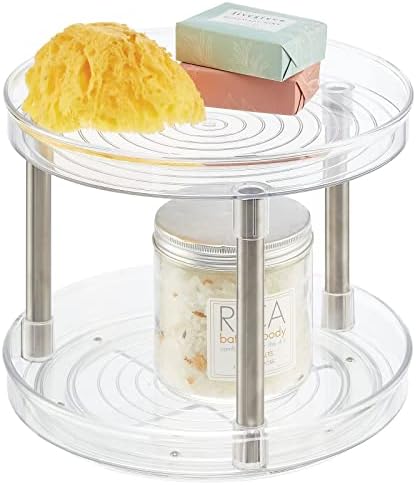 Amazon.com: 360 Rotating Lazy Susan Bathroom Organizer Countertop, 2 ...