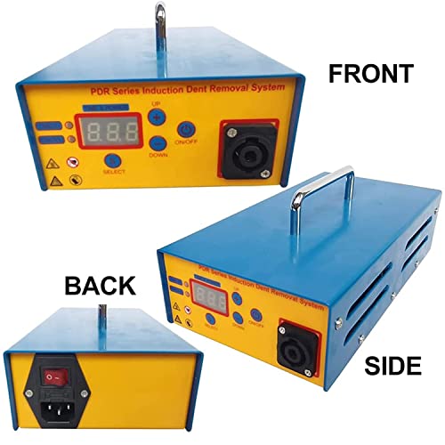 CUZONE Auto Body Dent Repair Kit, Car Dent Puller Induction PDR Heater Machine Hot Box 1380W(Max) Car Removing Paintless Dent Repair Tool for Auto Body Dent Removal, Minor Dent and Deep Dent Removal