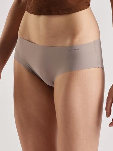 Image of Brown Solid Low Rise Seamless Hipster