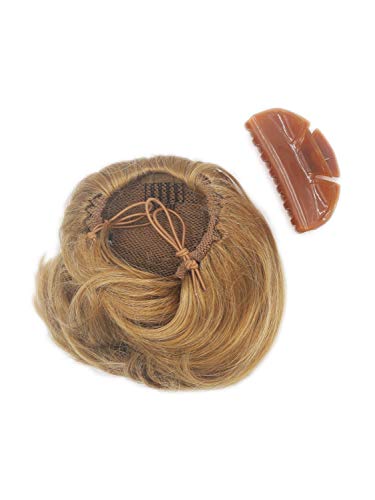 WIG ME UP - 909AB-V-27B Ponytail Hairpiece Extensions very short straight voluminous like hair bun copper blond - Image 4