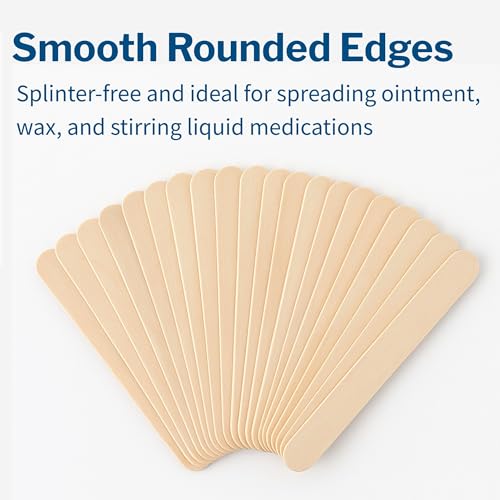 mckesson tongue depressors 3000 count adult size non-sterile wood unflavored splinter-free 6 in  use for medical arts crafts spa 500 count pack of 6
