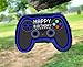 Jergrim Blue Video Game Controller Piñata (Small Stick Included) 17”x11”x 3” Perfect for Birthday Gamer Parties, Party Decor, Gaming theme parties and other Decorations