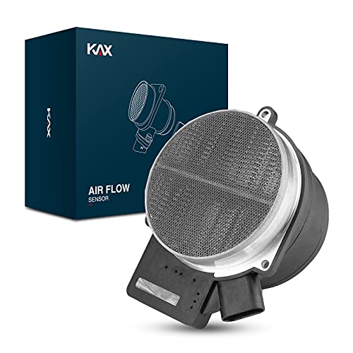 KAX Mass Airflow Sensor 245-1107 AF10043 25168491 MAF Sensor Replacement Mass Air Flow Sensor Assembly Compatible with Sierra 1500 05~06 Silverado 1500 99~06 Silverado 2500 HD 04~06 Tahoe 01~05