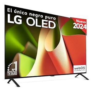 LG OLED77B46LA, 77″, OLED 4K, Serie B4, 3840×2160, Smart TV, WebOS24, Procesador a8, Dolby Vision, Dolby Atmos, TV Gaming, 120 Hz, AMD FreeSync, Negro