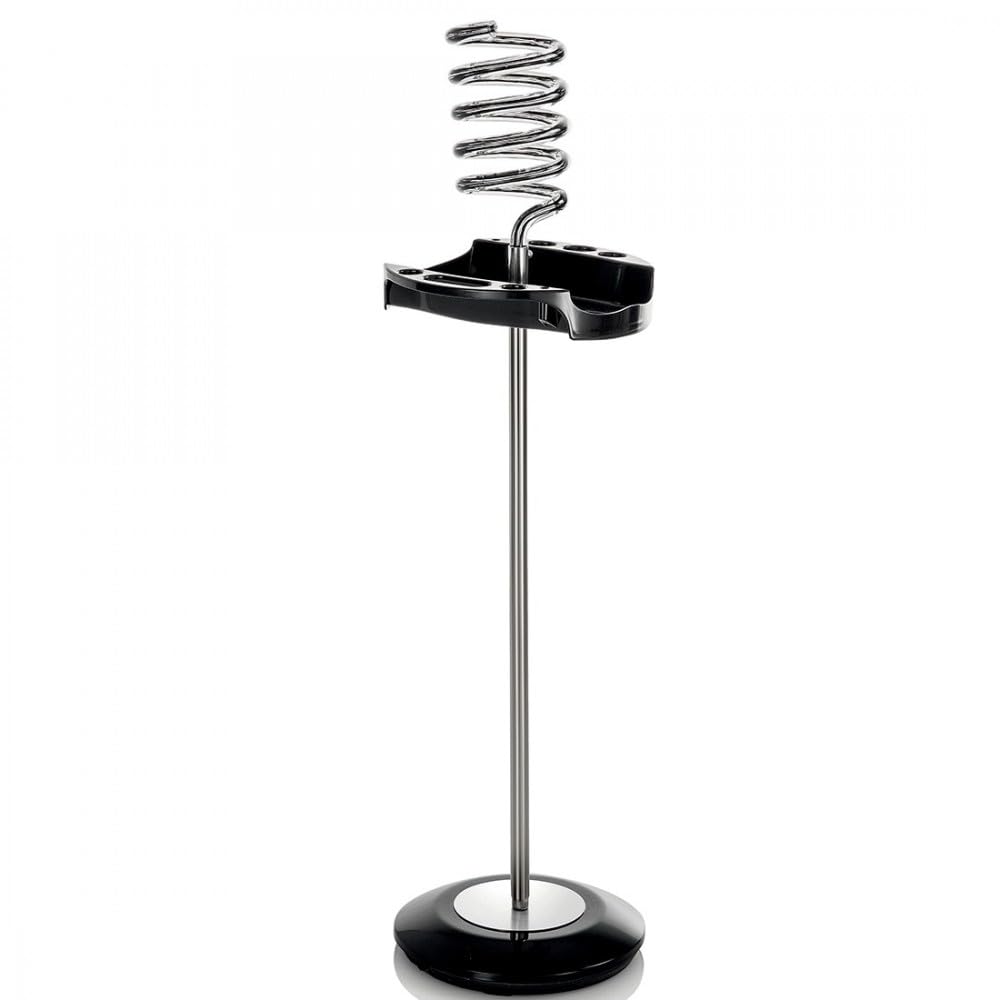 Porta Phon da Terra con Vassoio per Spazzole Capelli Hair Dryer NEW