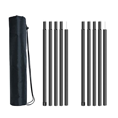 Adjustable Telescoping Stainless Steel Tarp Poles #TOP30